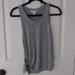 Market & Spruce Heather Gray Tank Top Women’s Small Side Knot Sleeveless Casual